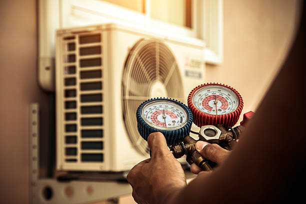 Professional Hvac Installation technician working in Shelby, MT